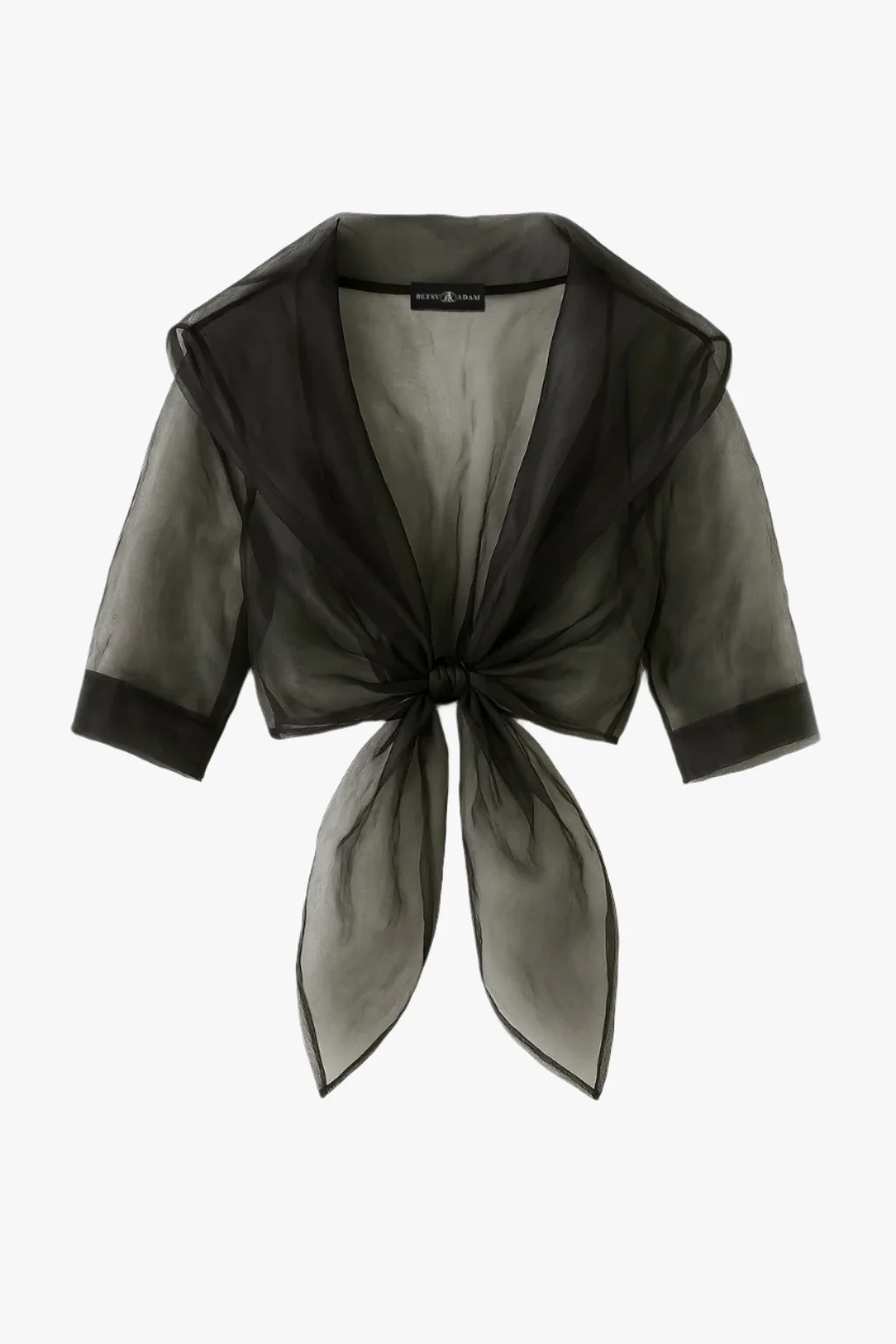 "Agnes" Organza 3/4 Sleeve Shawl Wrap - Image 17