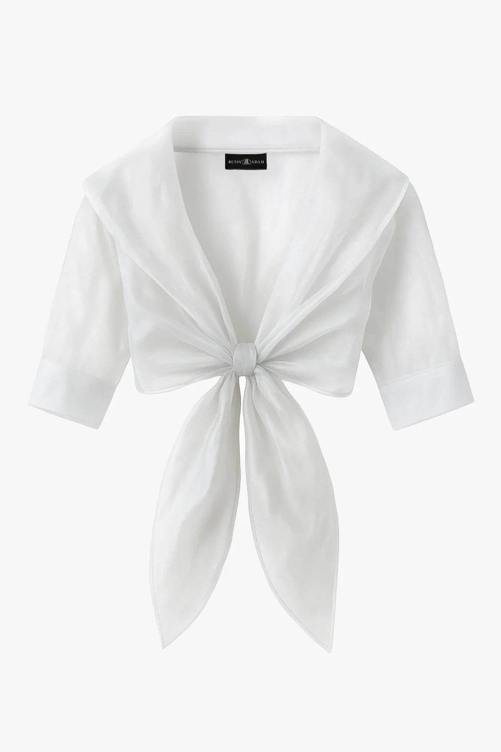"Agnes" Organza 3/4 Sleeve Shawl Wrap - Image 9