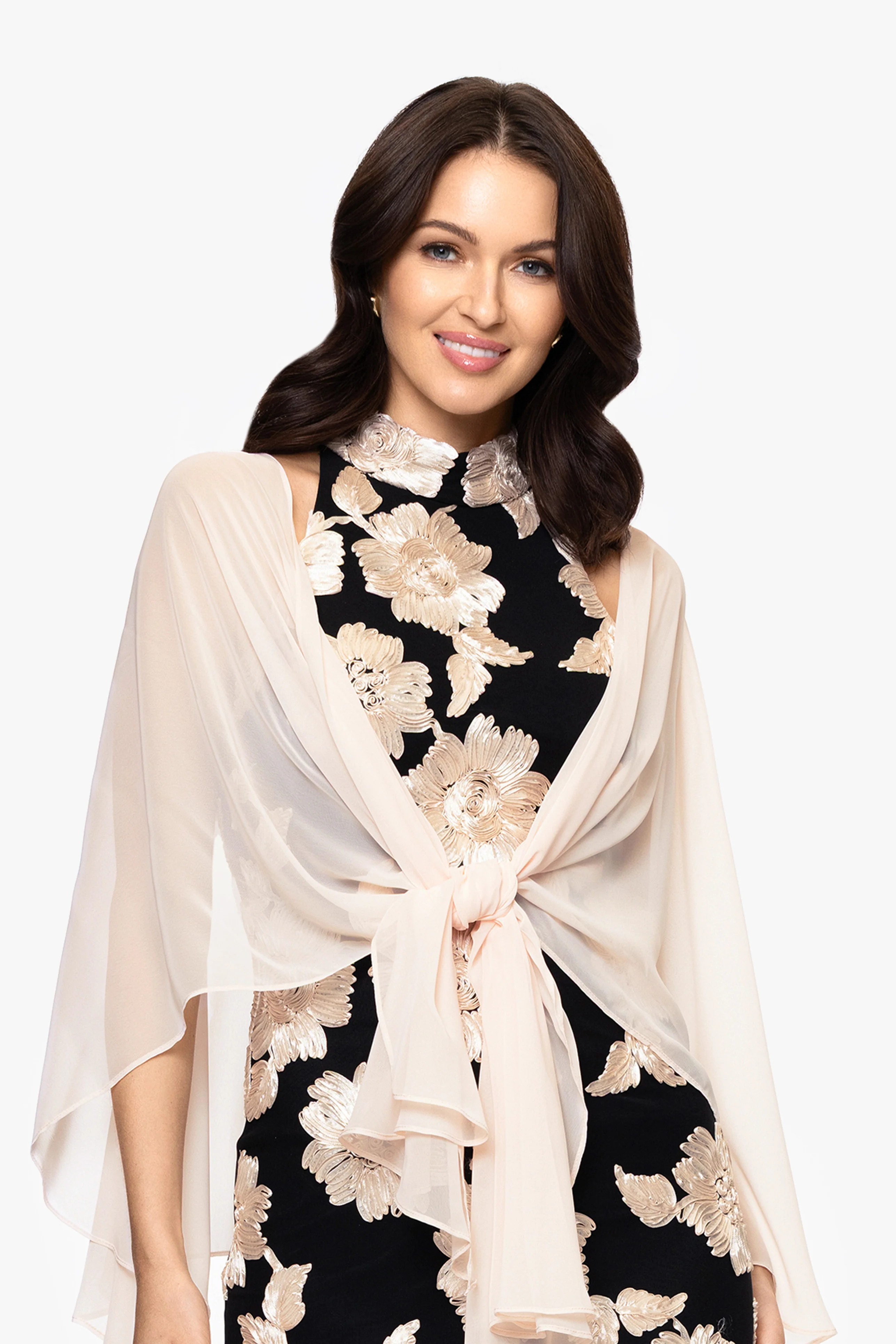"Bernadette" Chiffon Shawl Wrap - Image 28