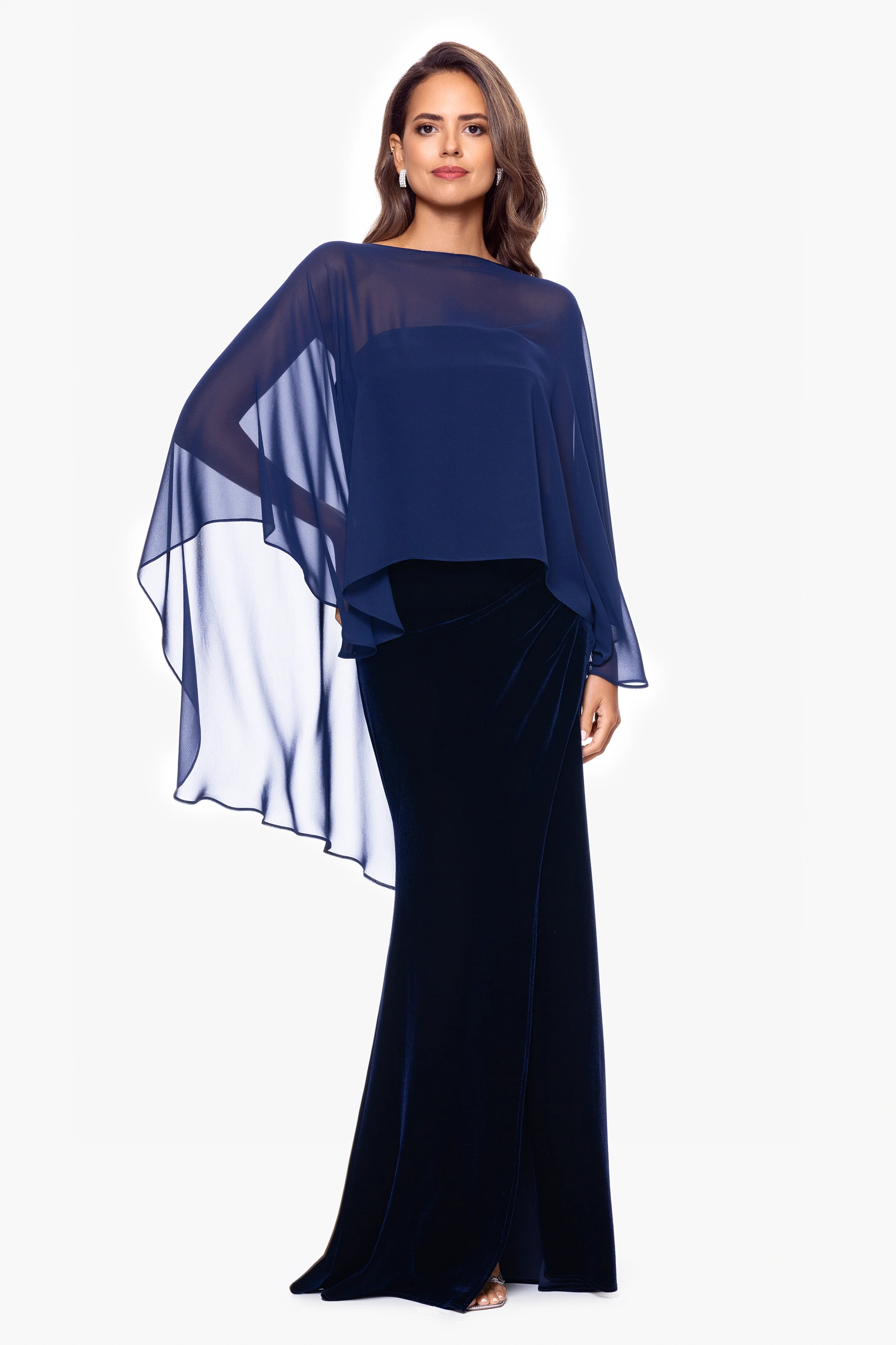 "Bernadette" Chiffon Shawl Wrap - Image 14