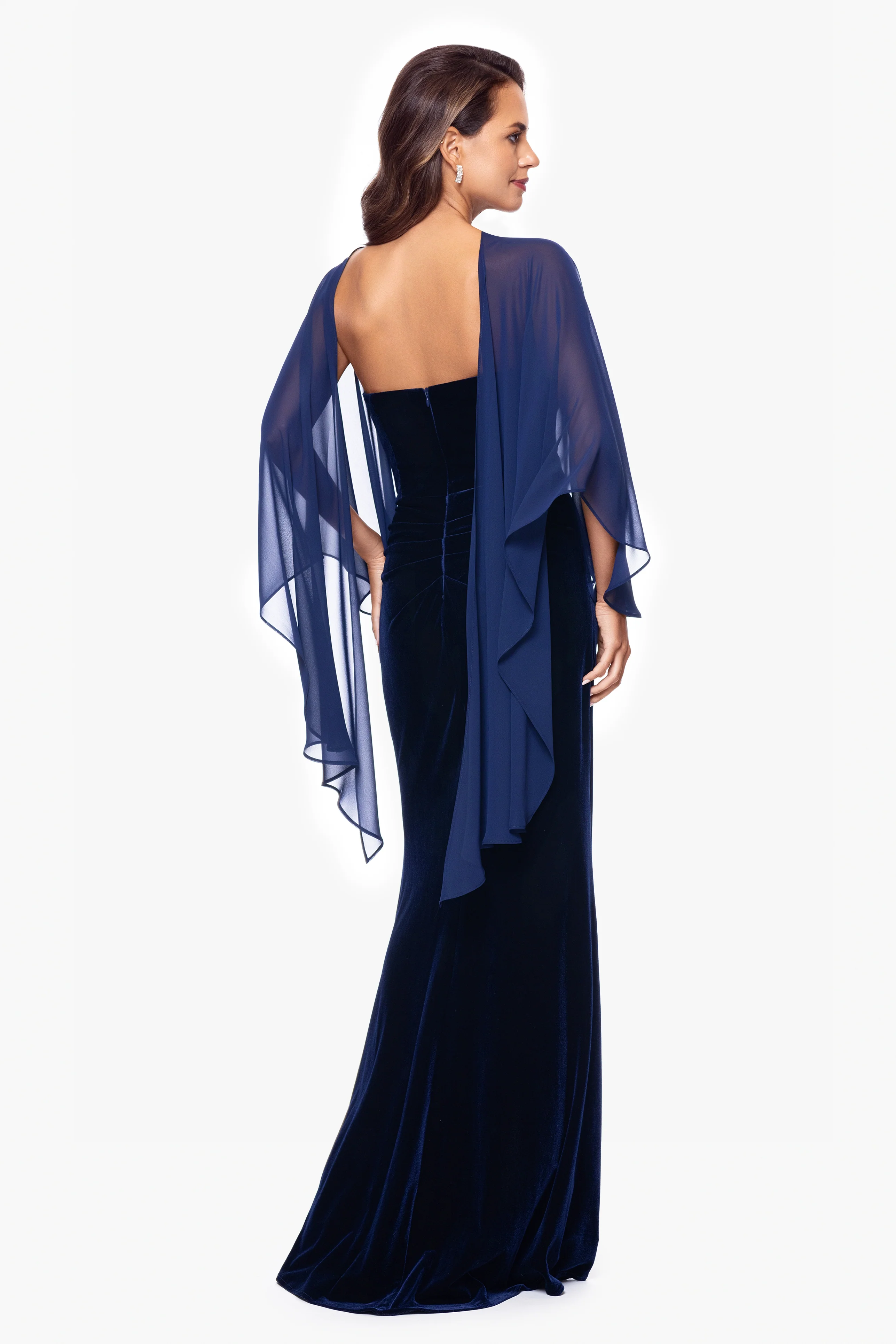 "Bernadette" Chiffon Shawl Wrap - Image 10