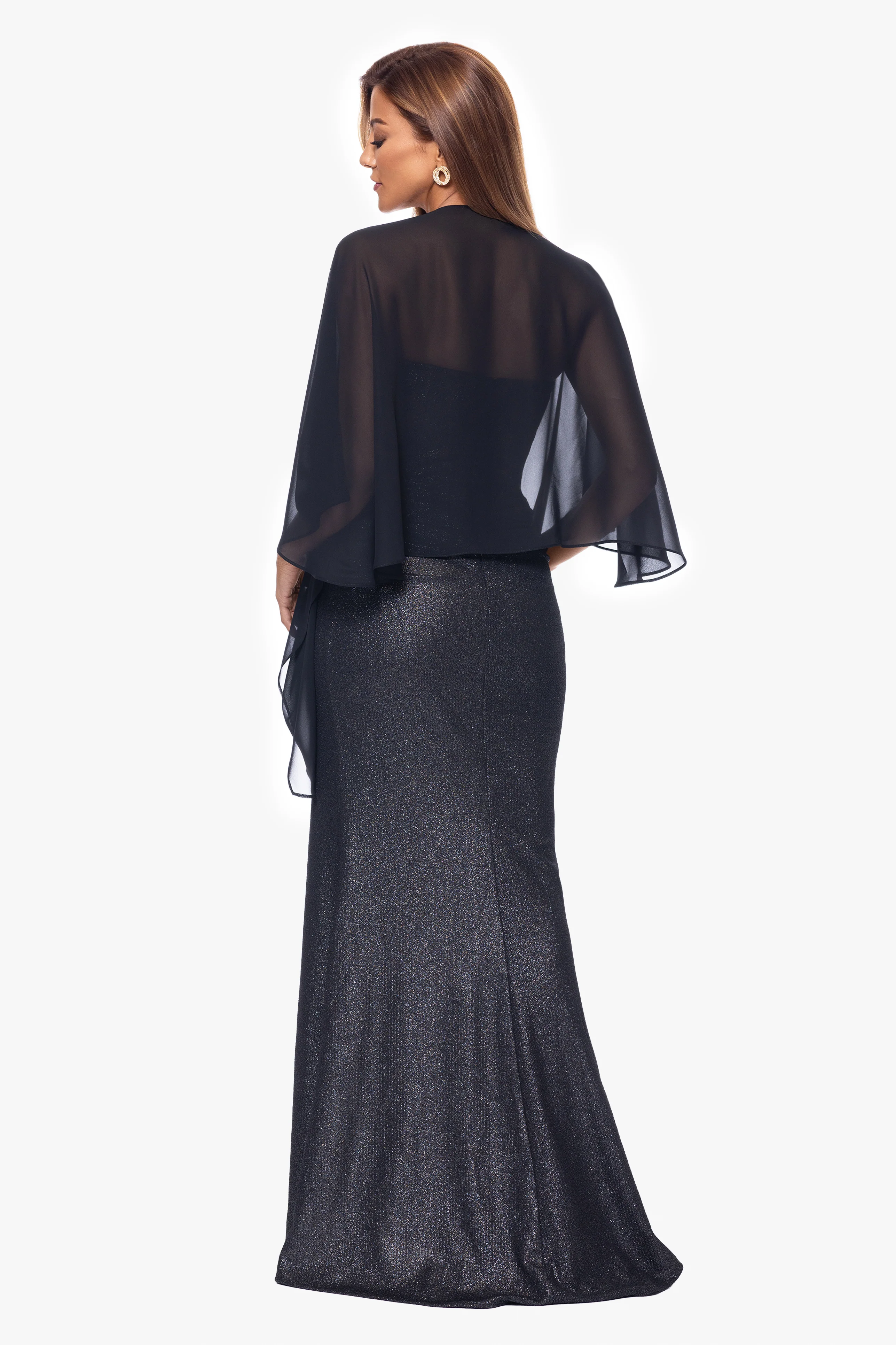 "Bernadette" Chiffon Shawl Wrap - Image 3