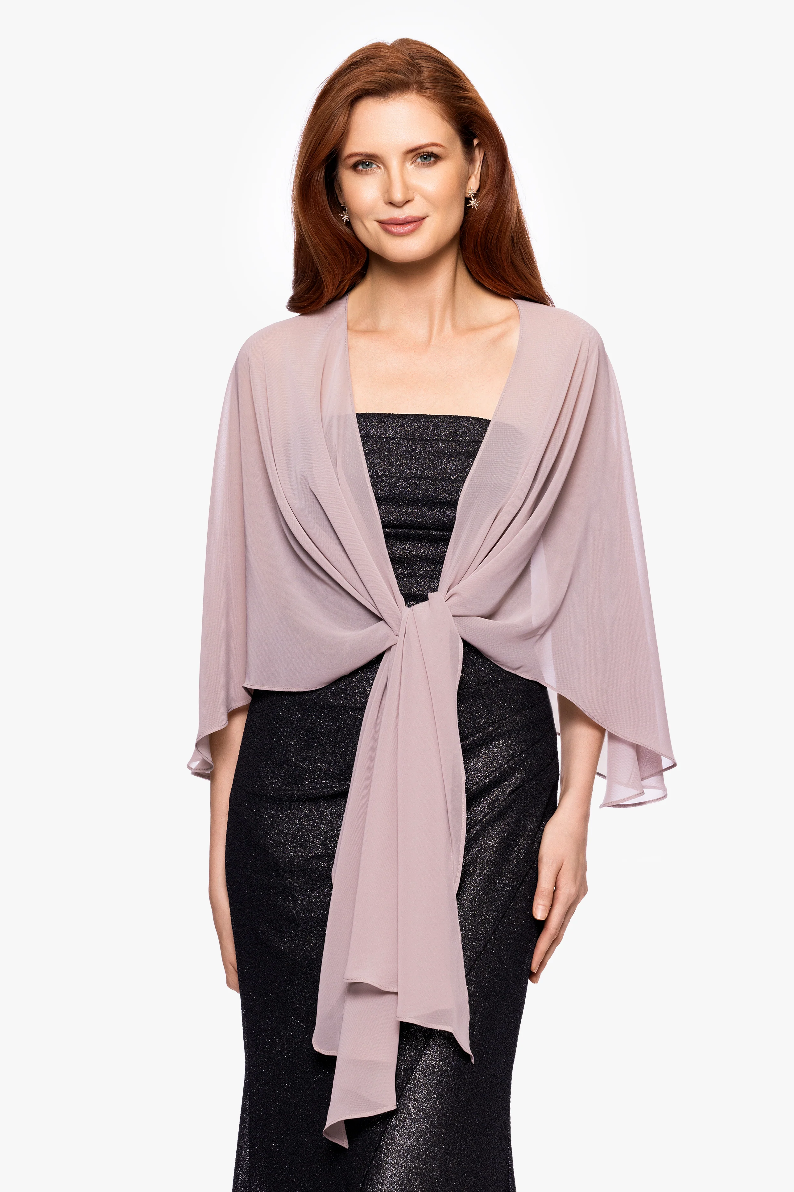 "Bernadette" Chiffon Shawl Wrap - Image 16