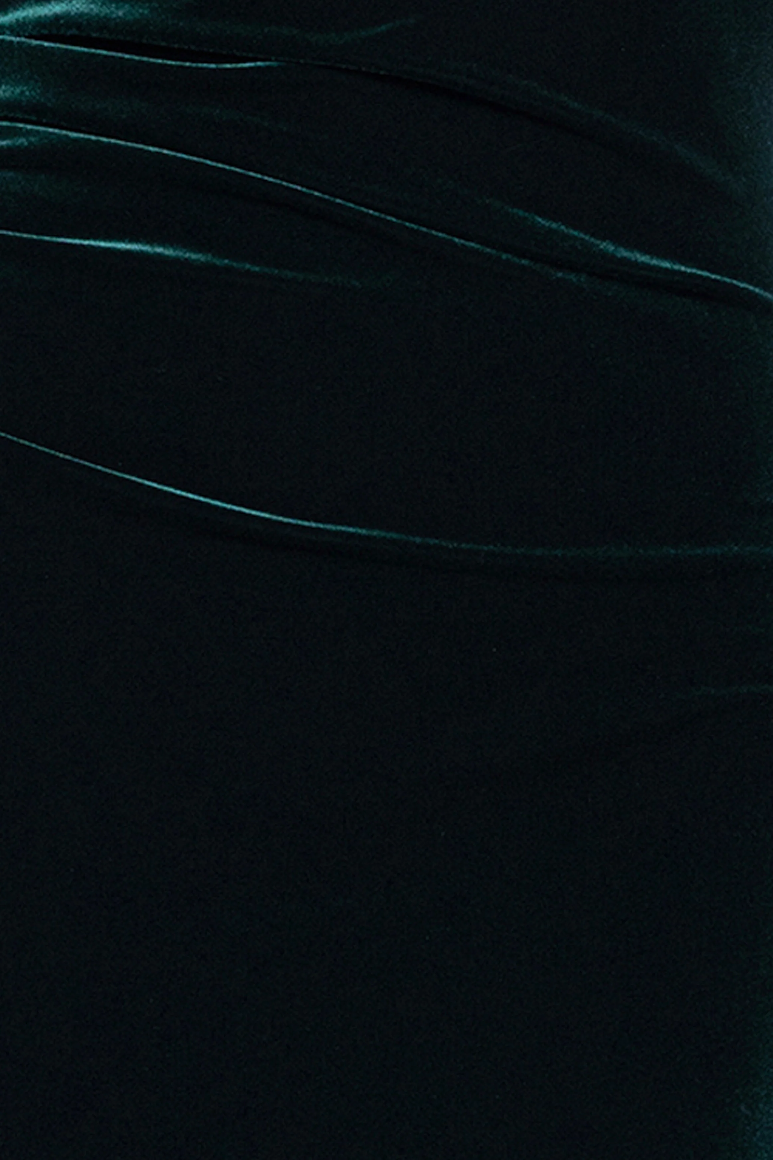 Petite "Christy" Long Off the Shoulder Velvet Dress - Image 9