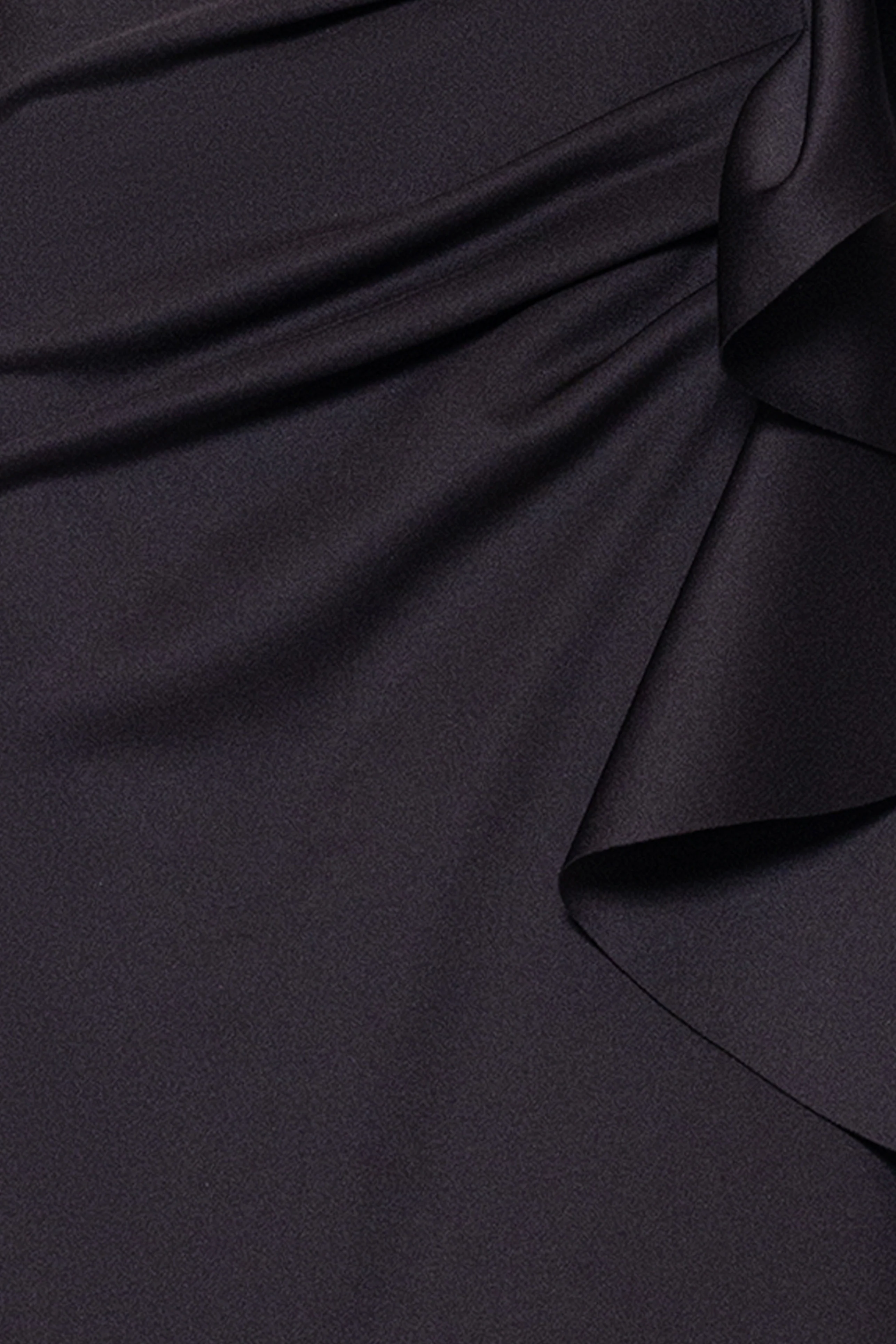 "Patti" Long Off the Shoulder Techno Scuba Dress - Image 5