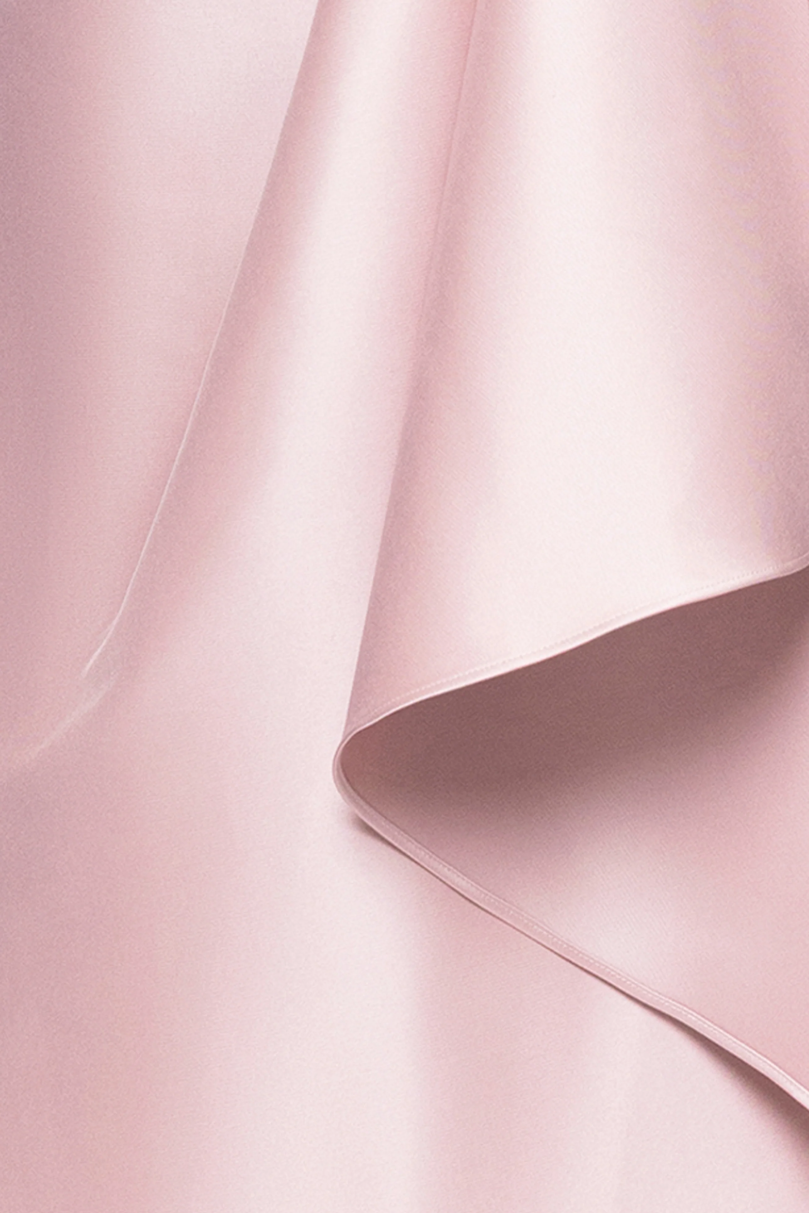 "Diana" Mikado Strapless Rouched Floor Length Dress - Image 5