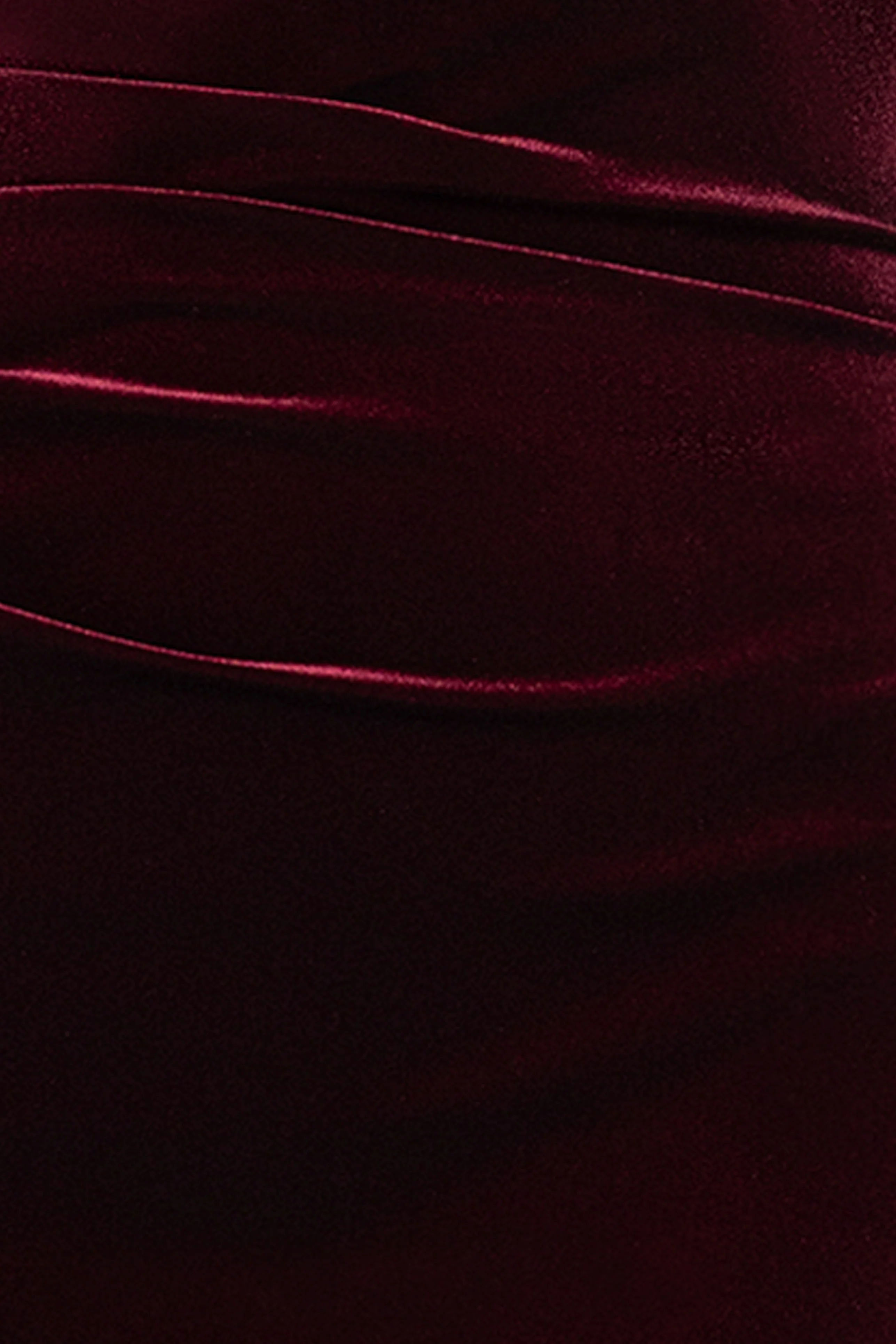 "Hayden" Short Velvet Off the Shoulder 3/4 Sleeve Ruffle Dress - Image 5