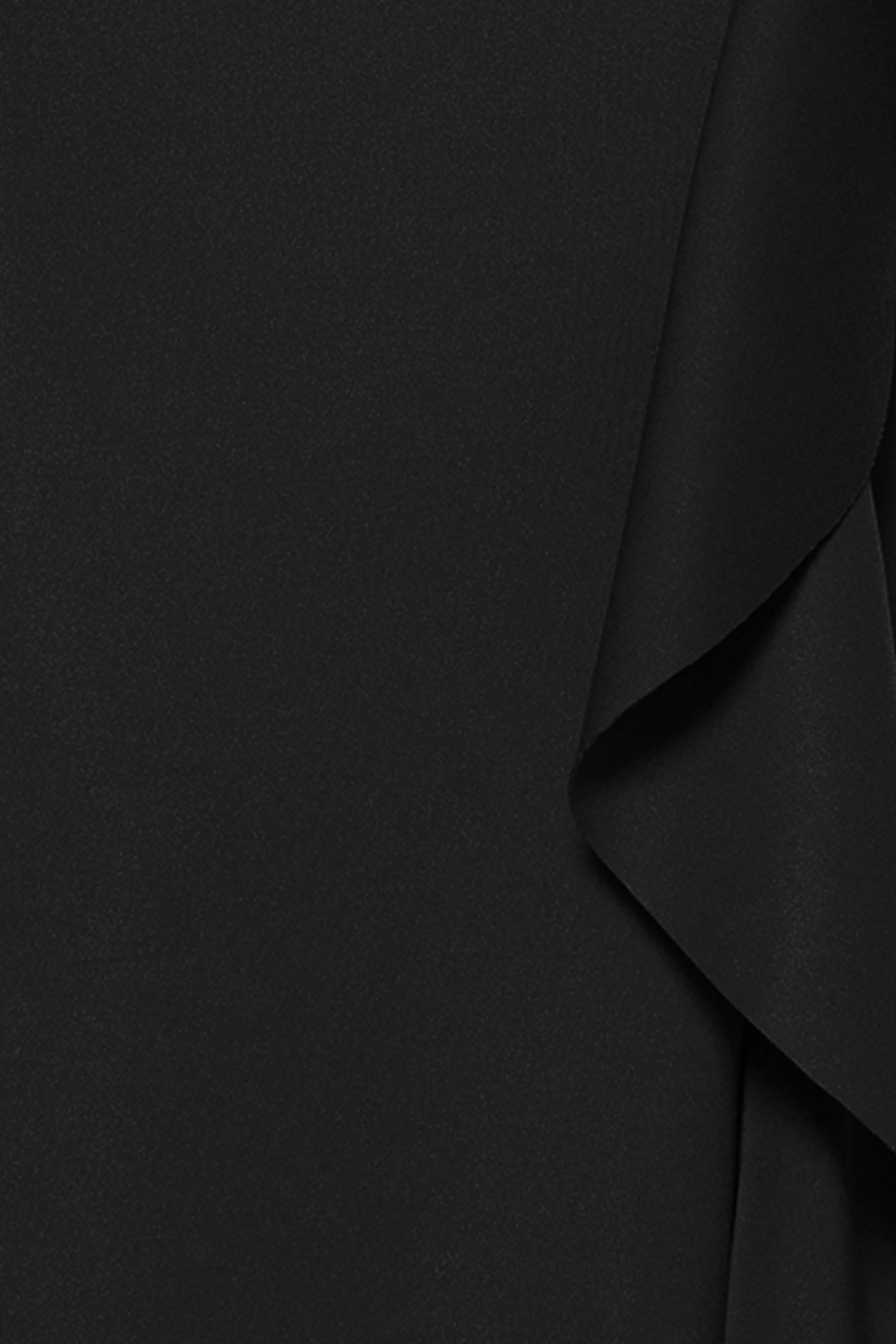 "Jacqueline" Techno Scuba Strapless Ruffle Floor Length Dress - Image 10