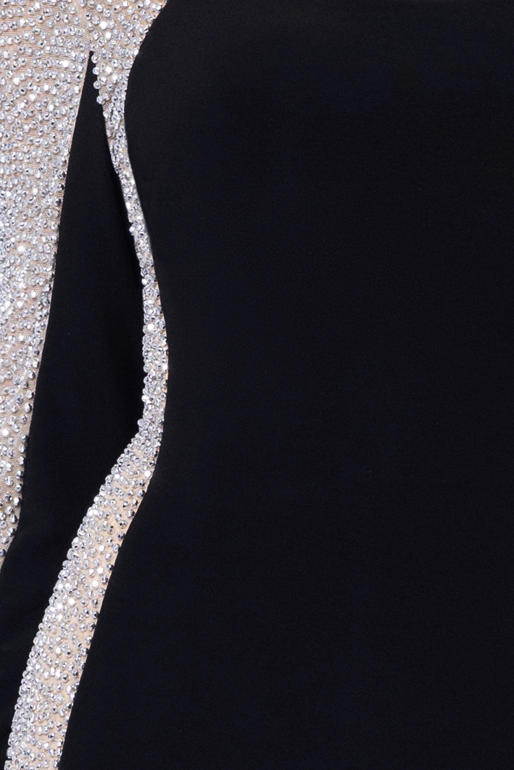 "Jillian" Long Sleeve Caviar Dress - Image 5