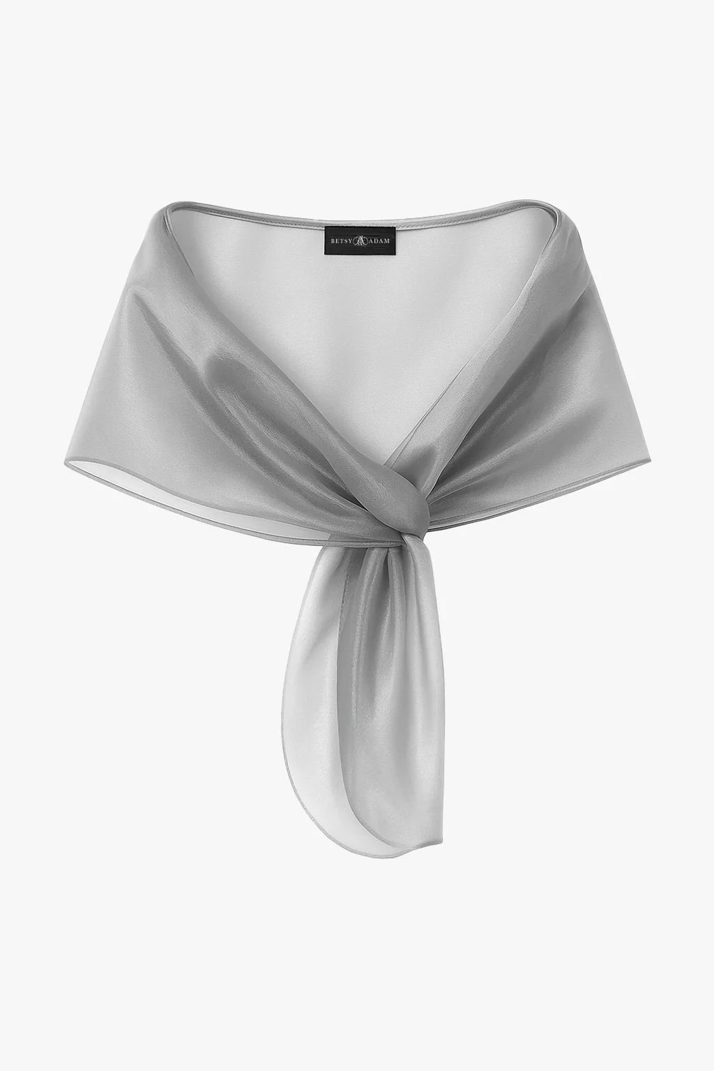 "Joan" Pull Through Organza Shawl Wrap - Image 6