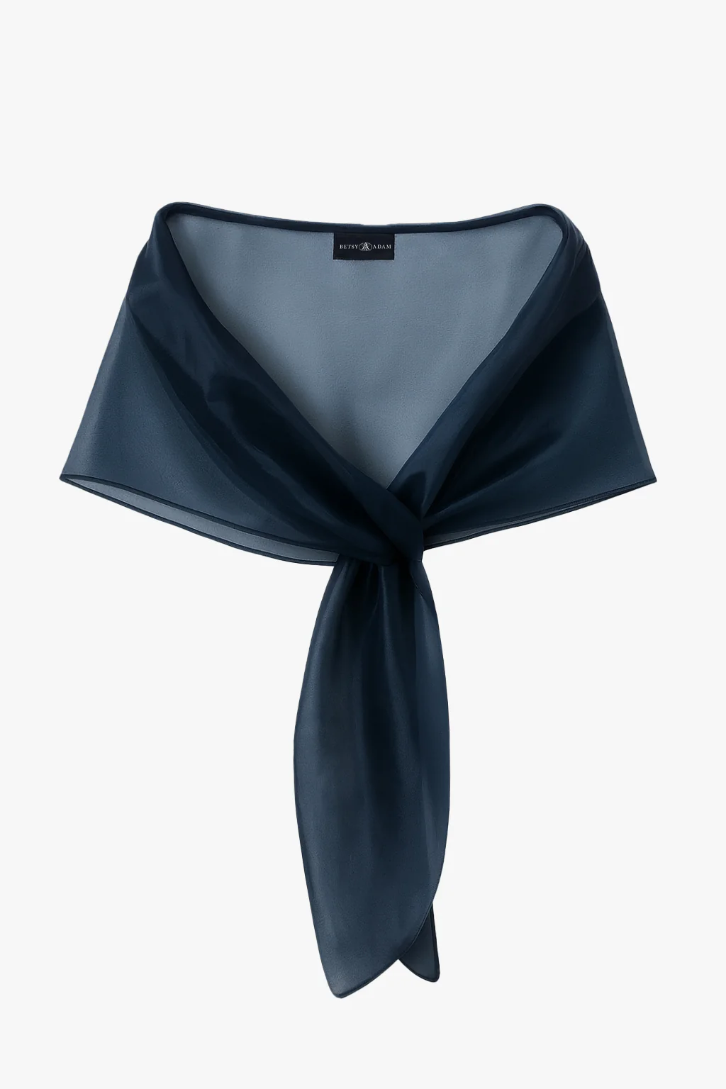 "Joan" Pull Through Organza Shawl Wrap - Image 5