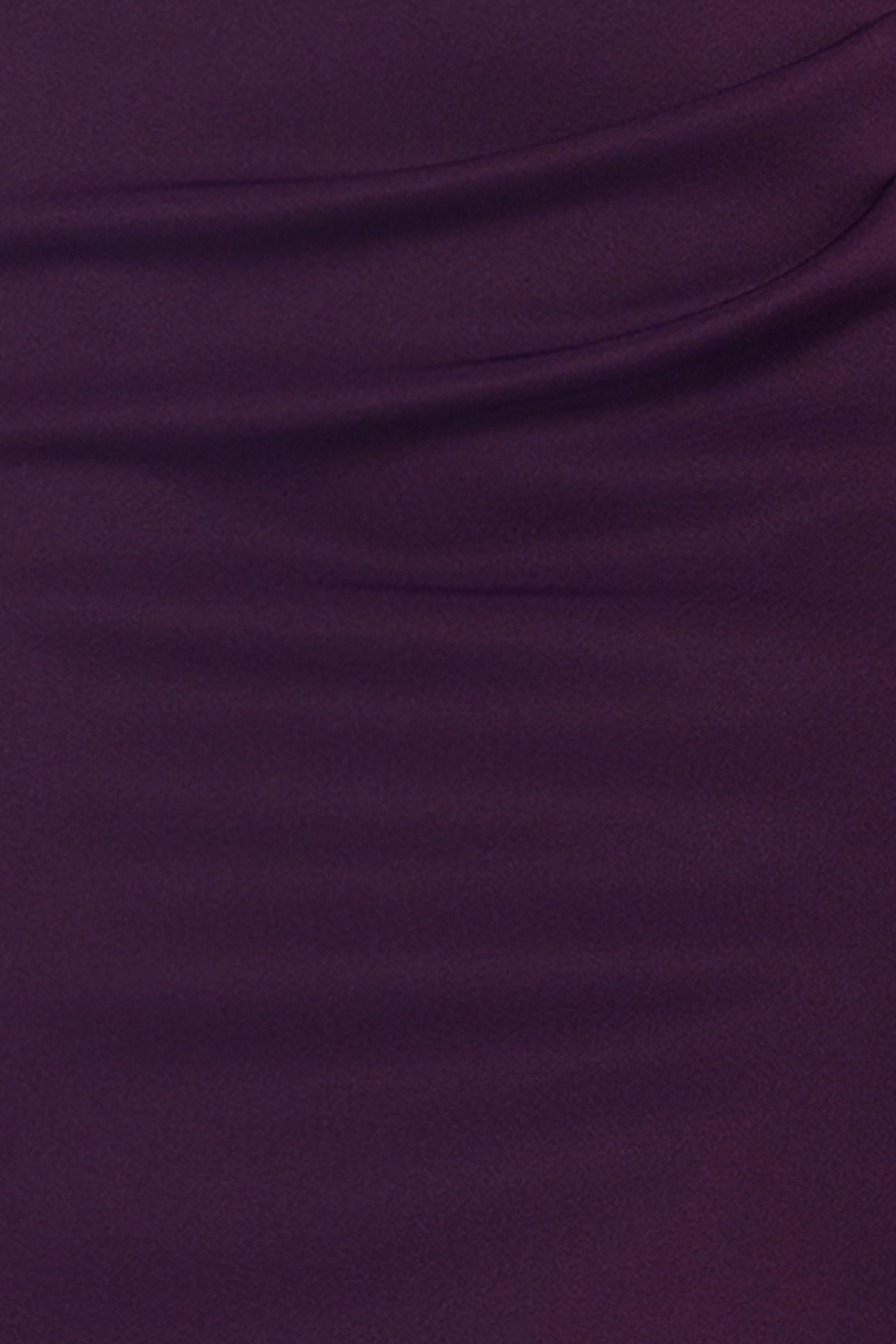 "Lenore " Long Asymmetrical Neckline Techno Scuba Dress - Image 7