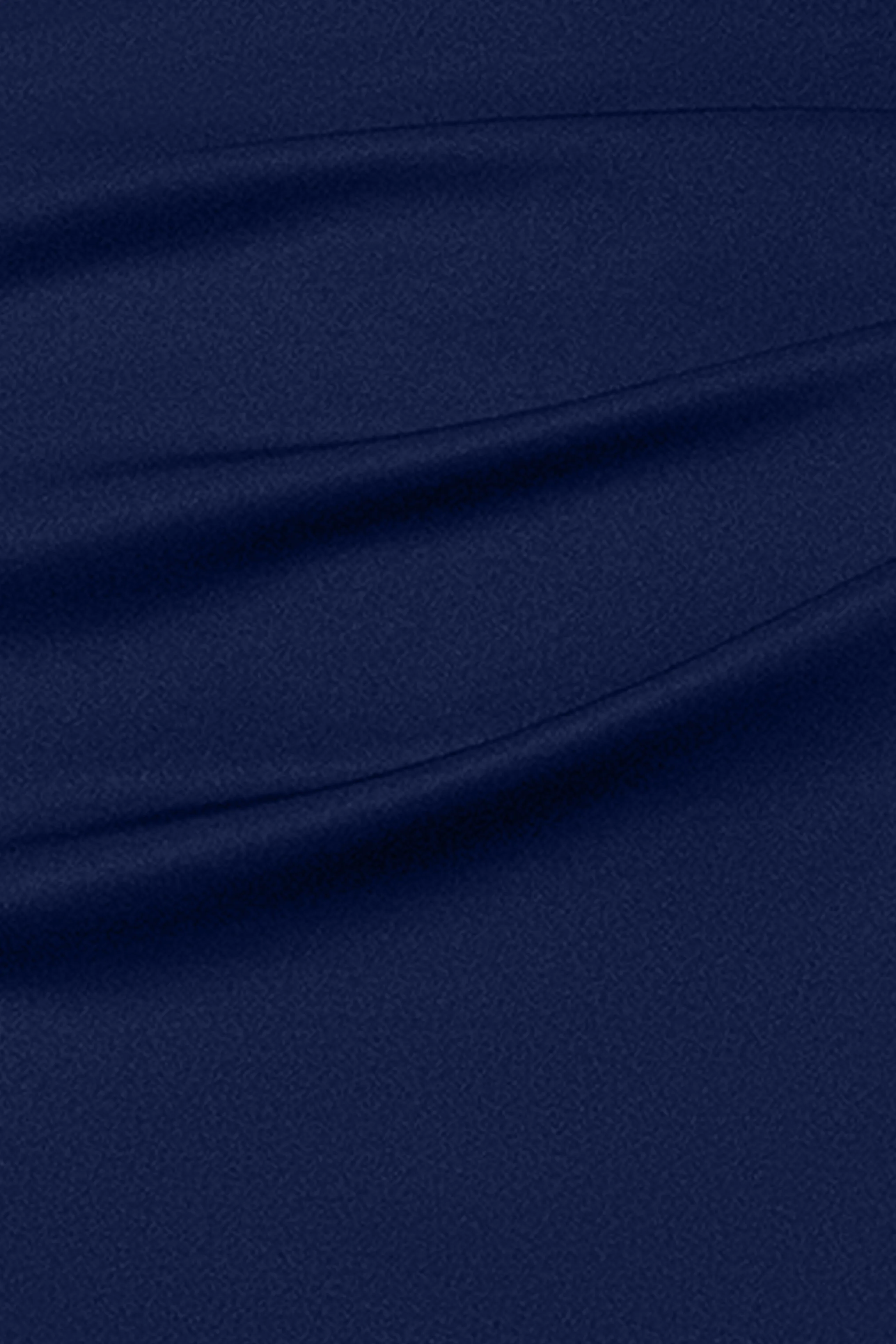 "Lyla" Techno Scuba Asymmetrical Neckline Knee Length Dress - Image 5
