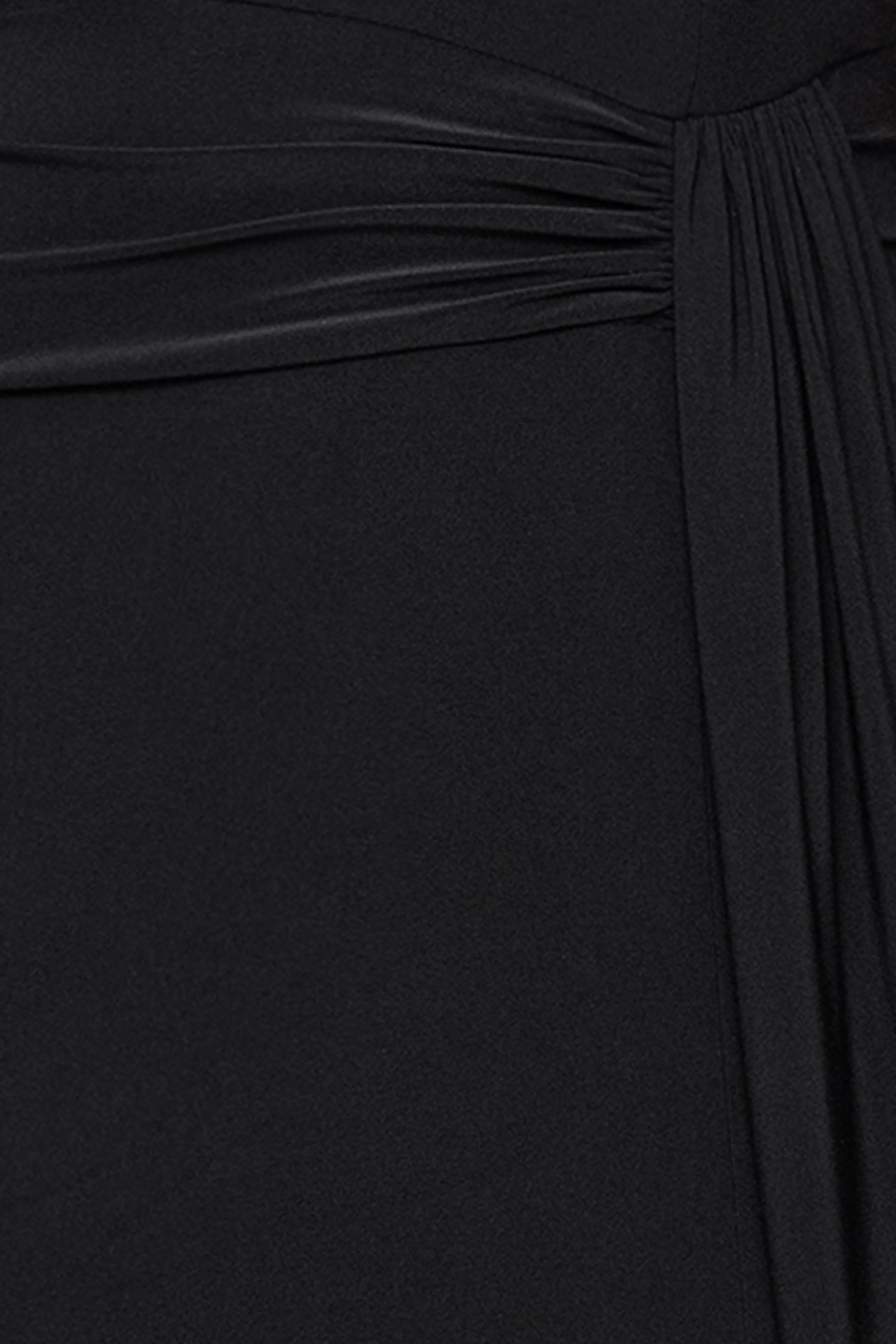 "Malia" Jersey Knit Chain Embellished Floor Length Dress - Image 5