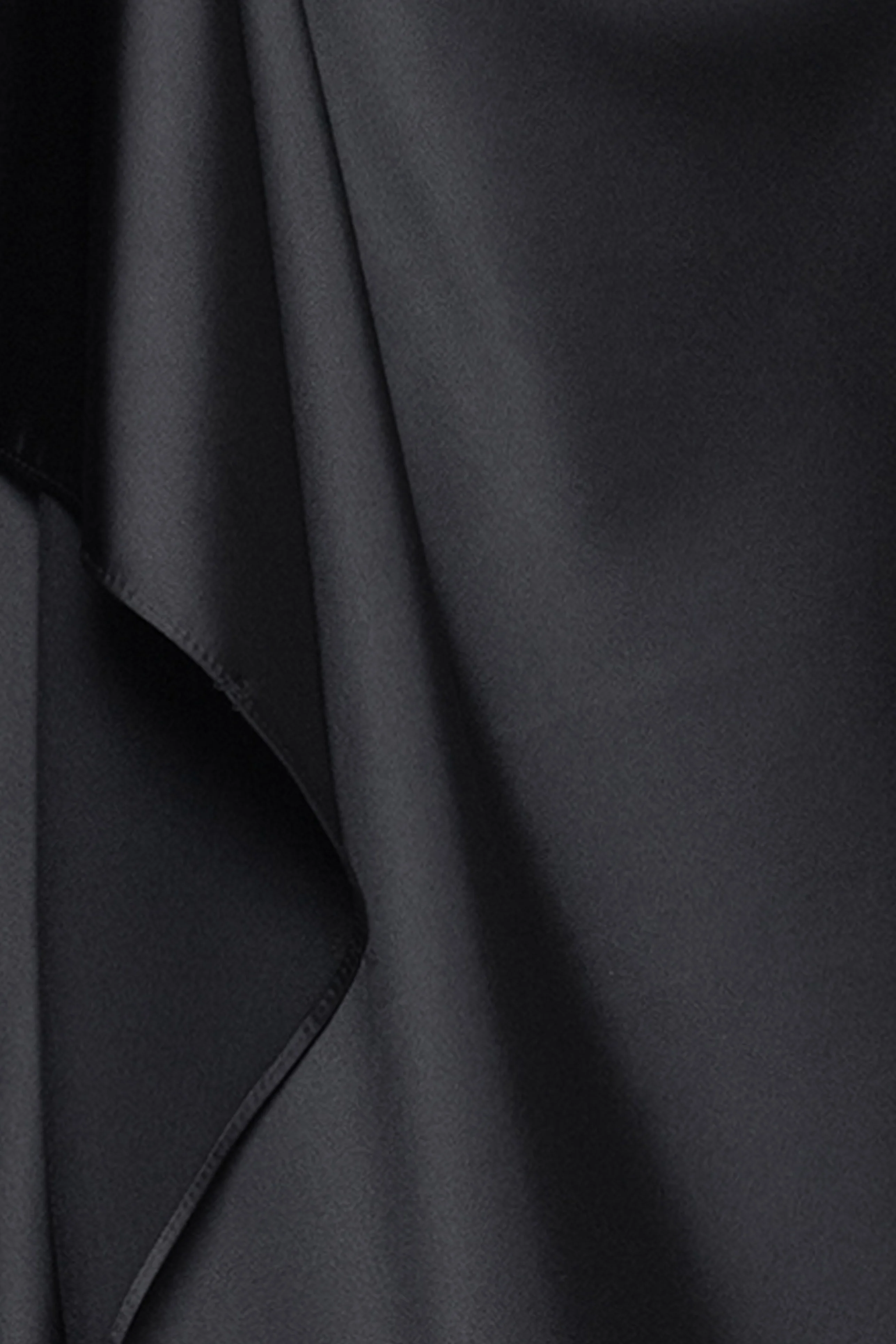 Plus "Emery" Long Satin Long Sleeve Collared Dress - Image 7