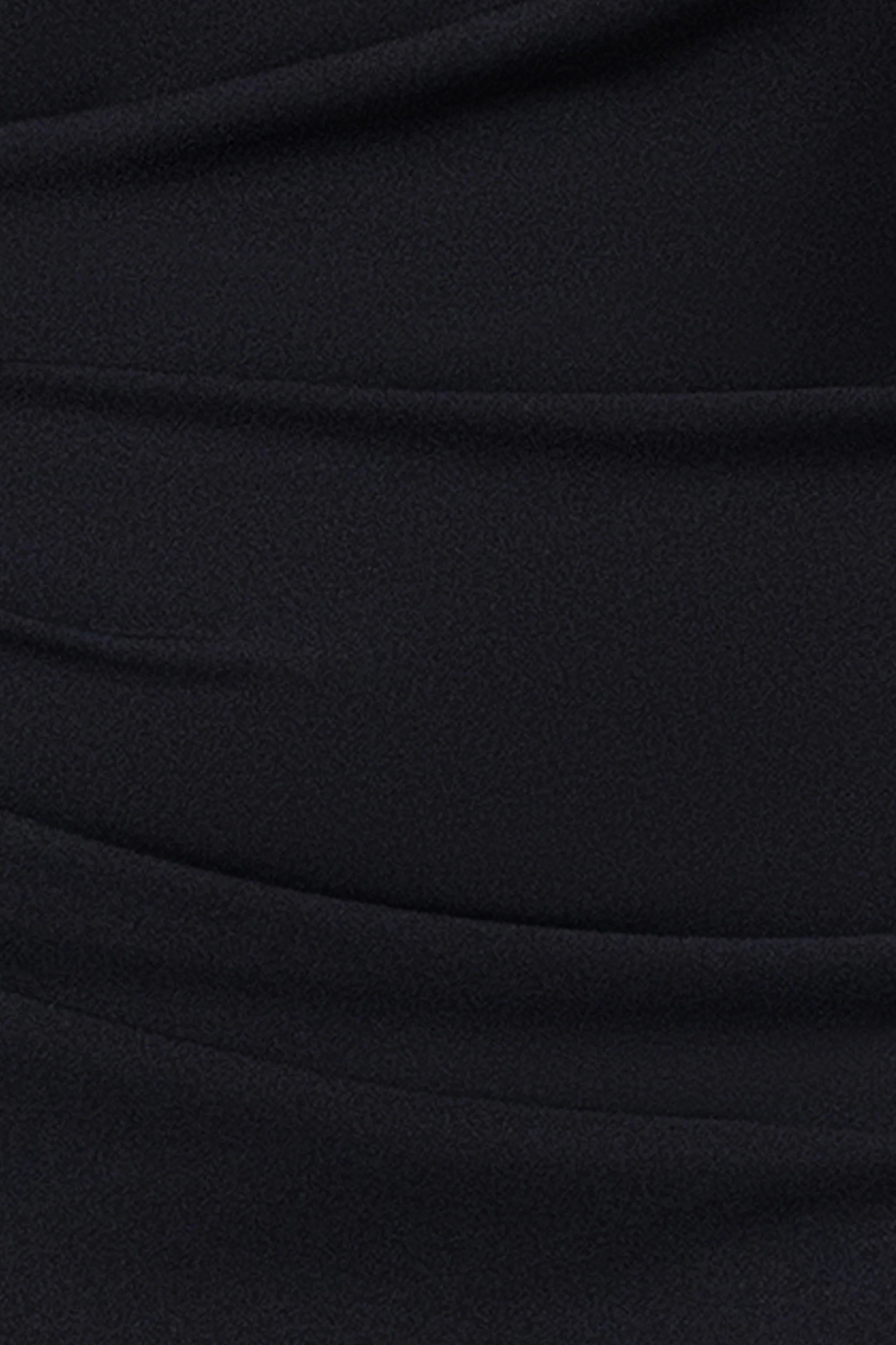 Plus "Isla" Long Crepe Off the Shoulder Ruffle Dress - Image 5