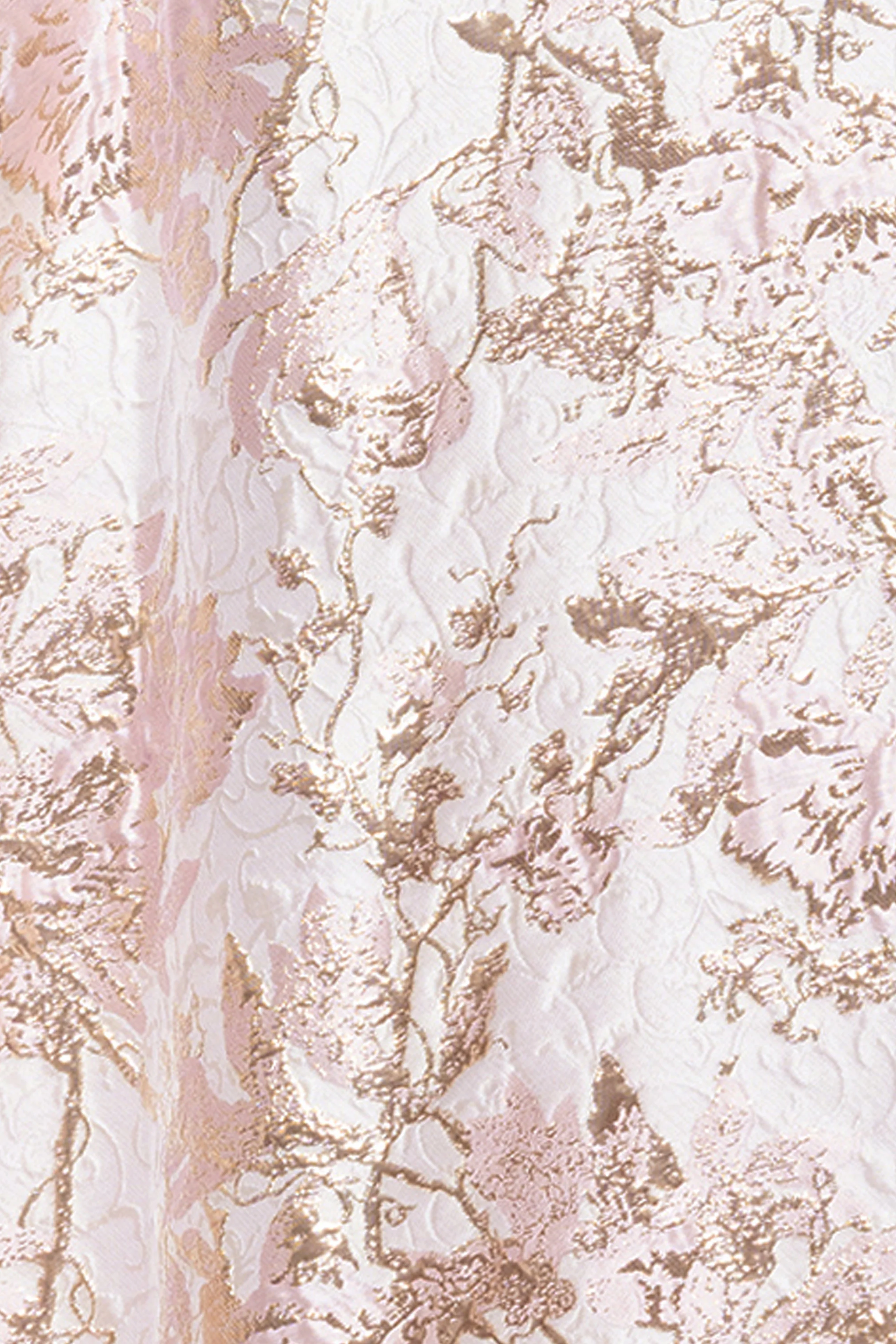 Plus "Melissa" Brocade Off the Shoulder V-Neck Ballgown - Image 5