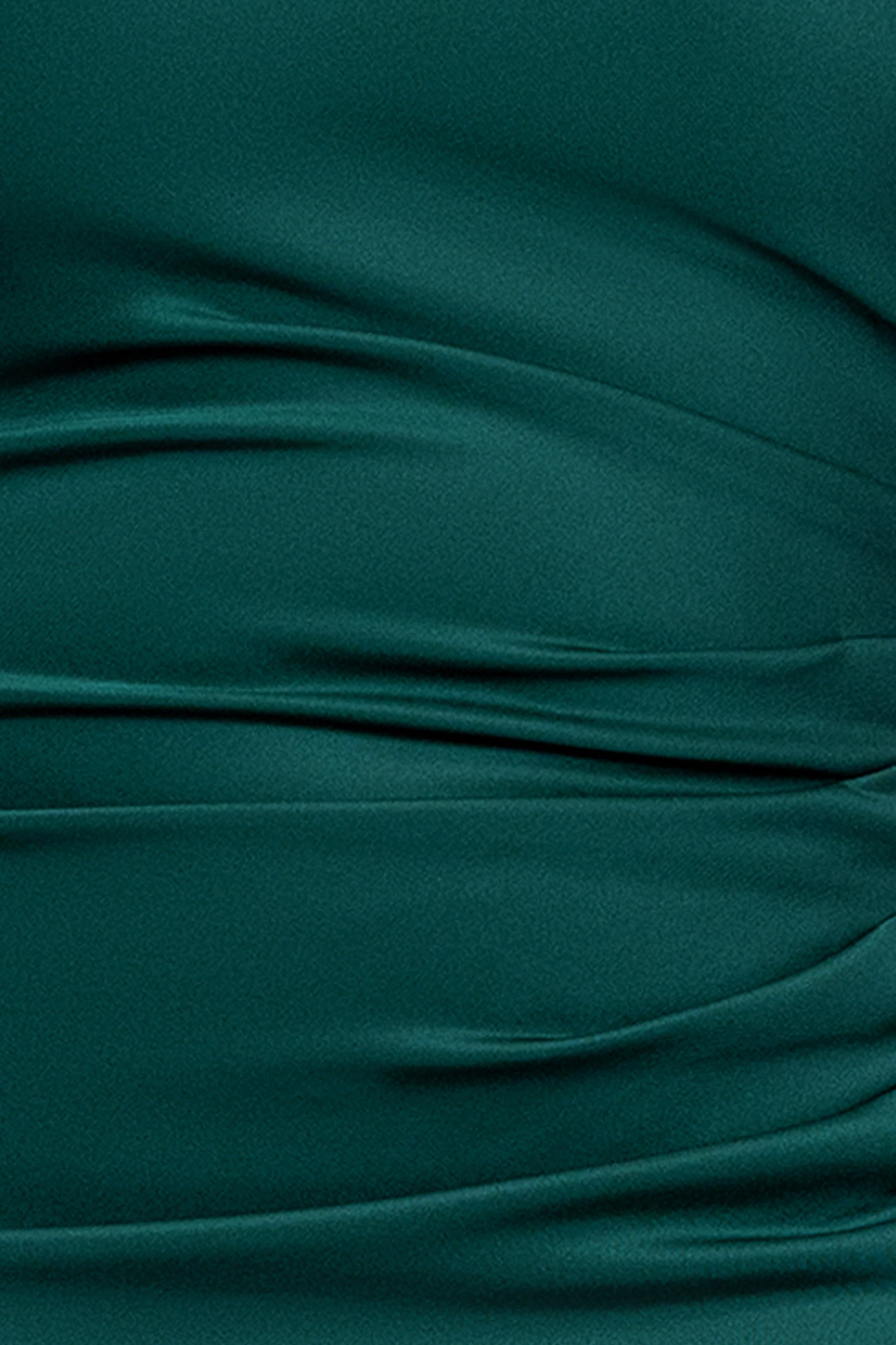 Plus "Whitney" Techno Scuba One Shoulder Off the Shoulder Floor Length Dress - Image 5